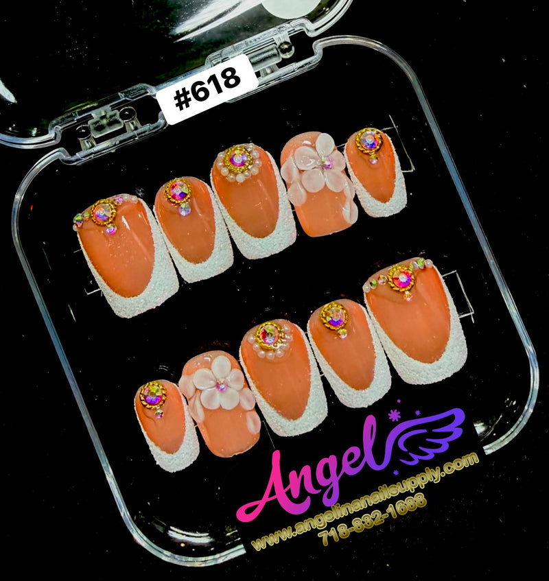 Angelina Handmade Custom Press-On | #618