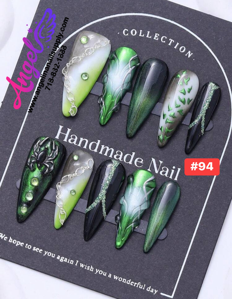 Angelina Handmade Custom Press-On | #090-#119