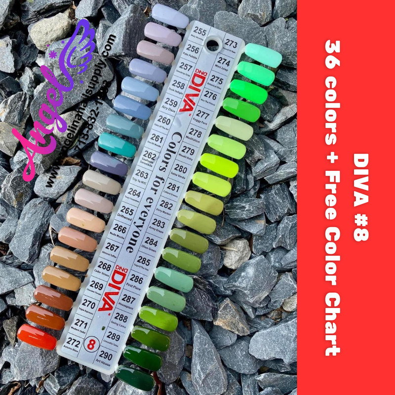 DIVA #8 Happy Trails Collection (36 duo colors)