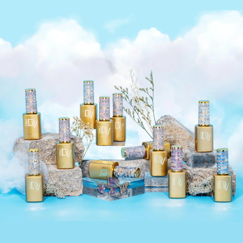 Diva 9D Cat Eyes Collection All Set 36 colors #1 - #36 GEL ONLY