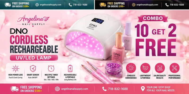 DND Cordless Rechargeable UV/Led Lamp (COMBO 10 GET 2 FREE )