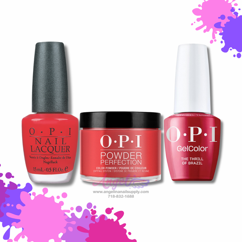 OPI 3in1 combo DP-GC-NL A16 THRILL OF BRAZIL