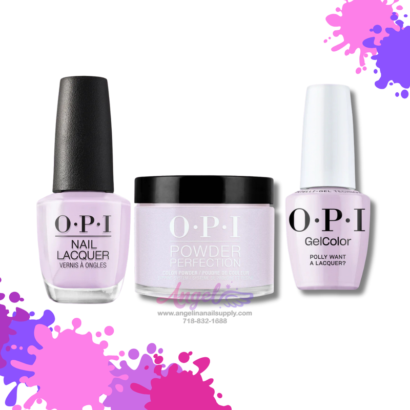 OPI 3in1 combo DP-GC-NL F83 POLLY WANT A LACQUER?