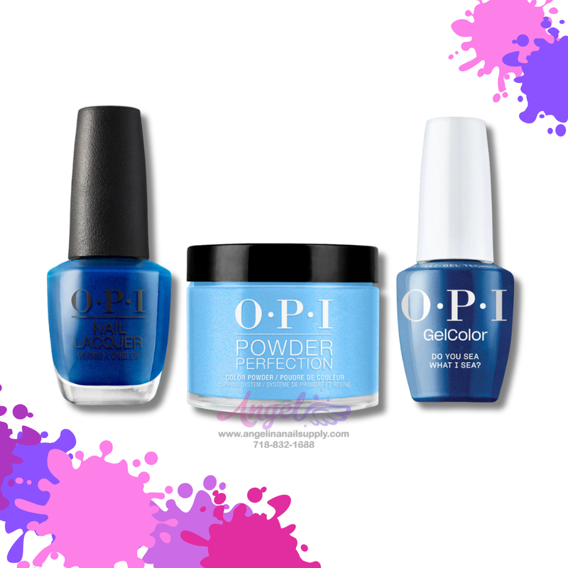 OPI 3in1 combo DP-GC-NL F84 Do You Sea What I Sea?