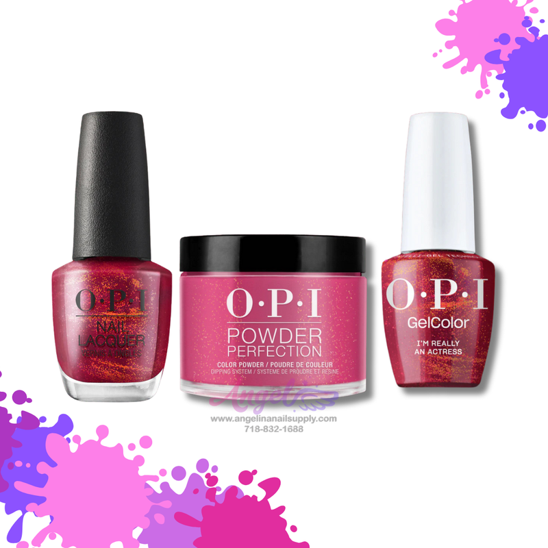 OPI 3in1 combo DP-GC-NL H010 I’M REALLY AN ACTRESS