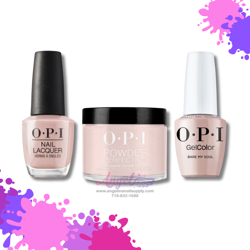 OPI 3in1 combo DP-GC-NL SH4 Bare My Soul