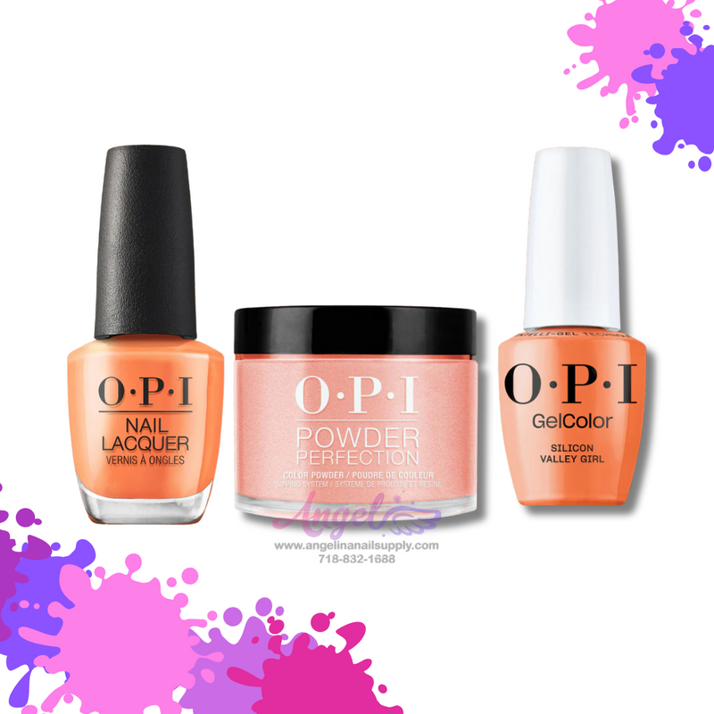 OPI 3in1 combo DP-GC-NL S004 SILICON VALLEY GIRL
