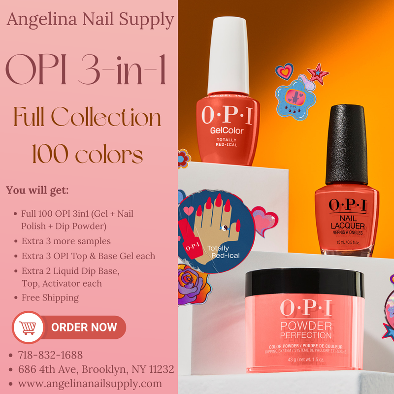 OPI 3in1 Full Collection (100 colors)