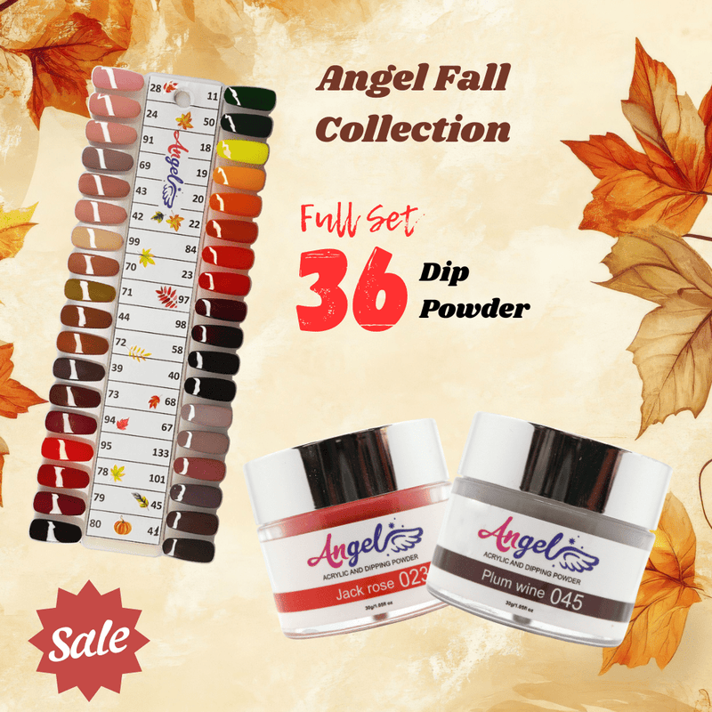 Angel Fall Collection 36 Colors Powder - Angelina Nail Supply NYC