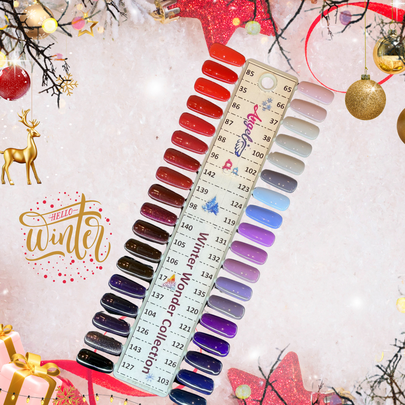 Angel Winter Collection 36 Colors 3in1 Powder + Gel Duo - Angelina Nail Supply NYC