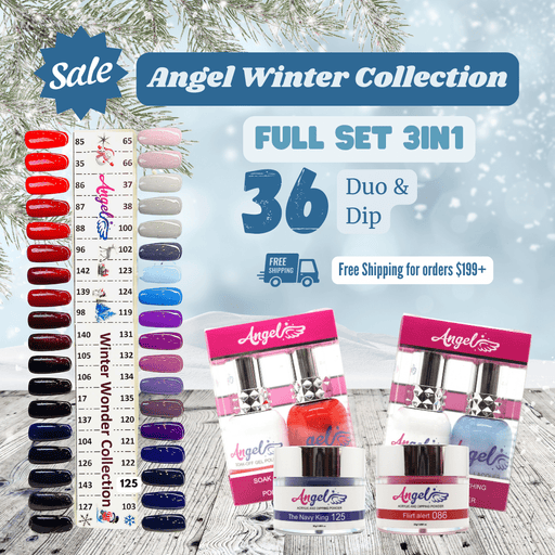 Angel Winter Collection 36 Colors 3in1 Powder + Gel Duo - Angelina Nail Supply NYC
