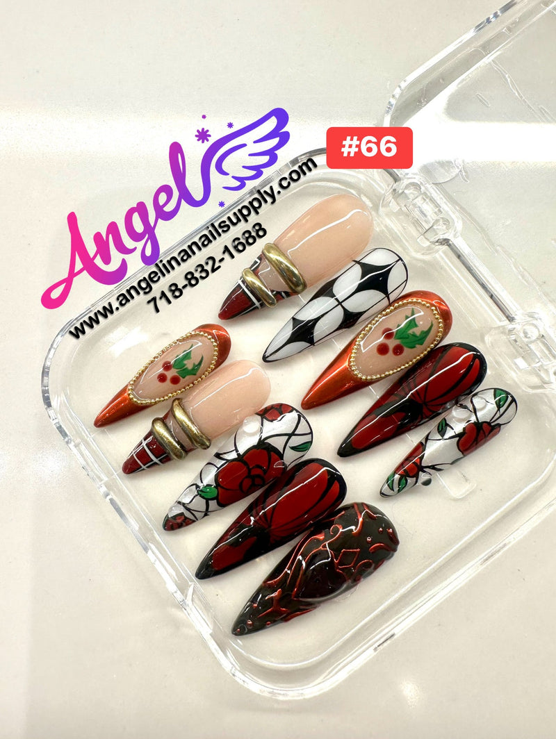 Angelina Handmade Custom Press-On | 060-089 - Angelina Nail Supply NYC