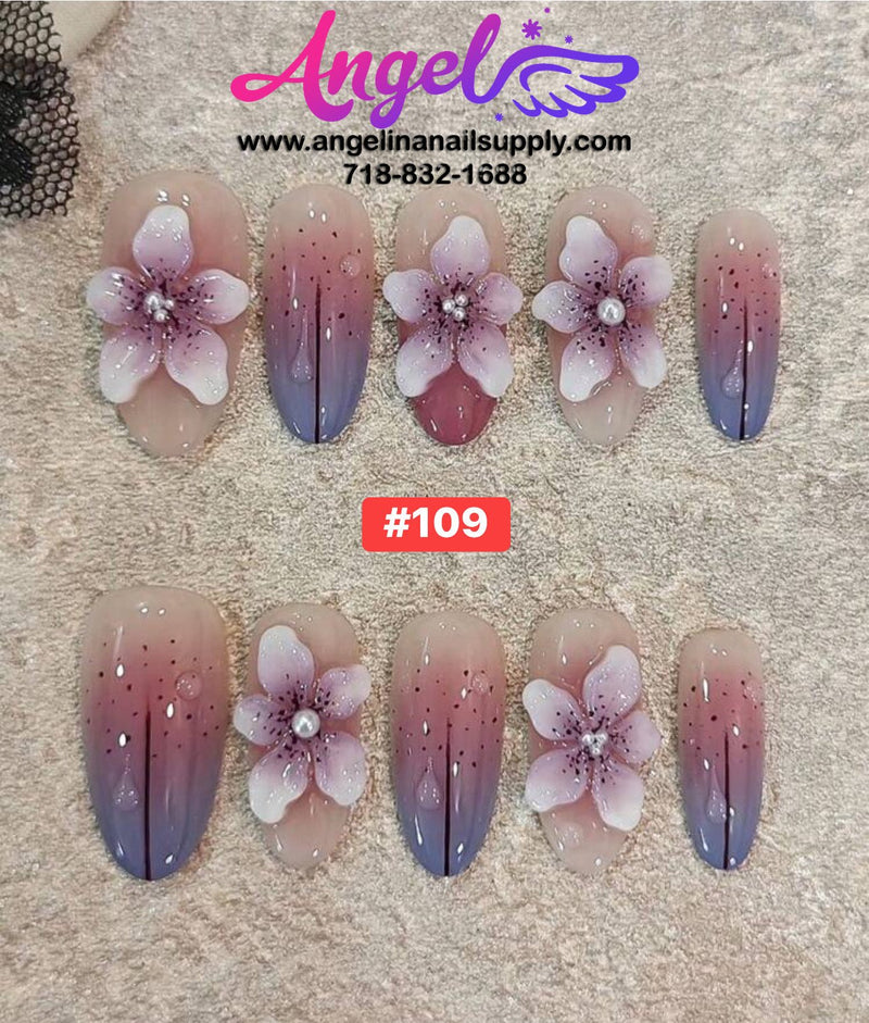 Angelina Handmade Custom Press-On | 090-119 - Angelina Nail Supply NYC