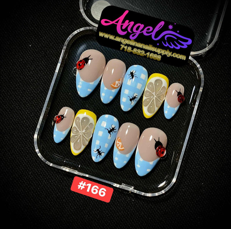 Angelina Handmade Custom Press-On | 150-179 - Angelina Nail Supply NYC
