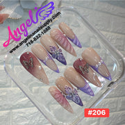 Angelina Handmade Custom Press-On | 180-209 - Angelina Nail Supply NYC