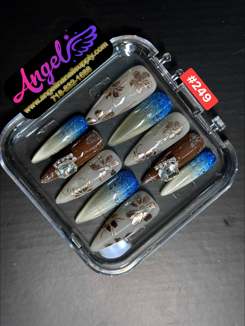Angelina Handmade Custom Press-On | 240-269 - Angelina Nail Supply NYC