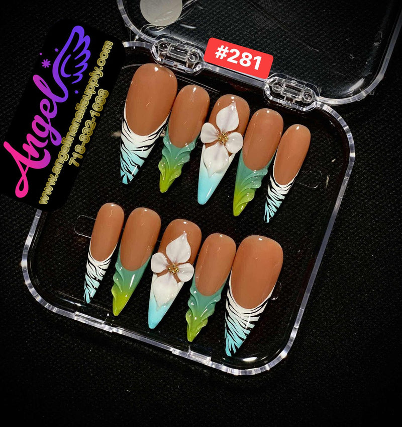 Angelina Handmade Custom Press-On | 270-299 - Angelina Nail Supply NYC