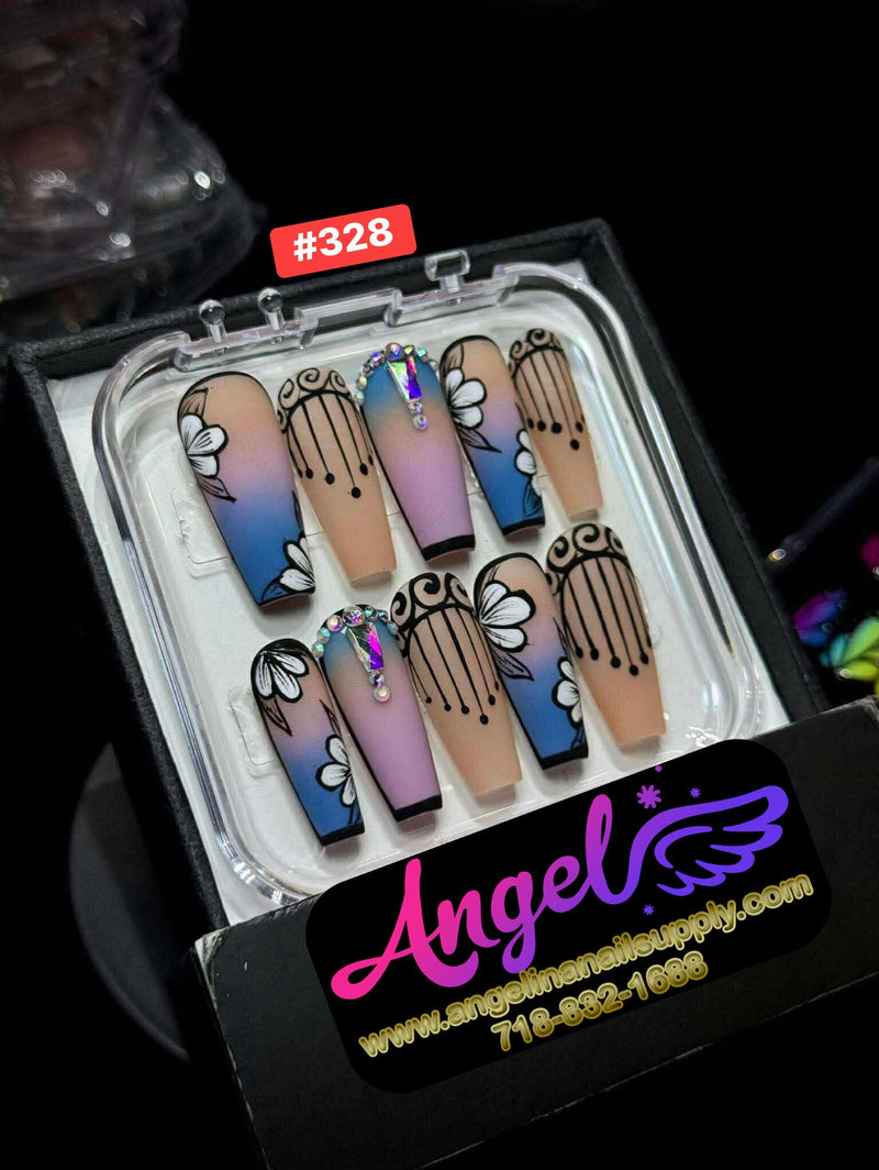 Angelina Handmade Custom Press-On | 300-329 - Angelina Nail Supply NYC