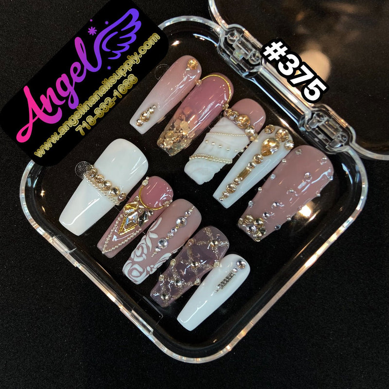 Angelina Handmade Custom Press-On | 360-389 - Angelina Nail Supply NYC