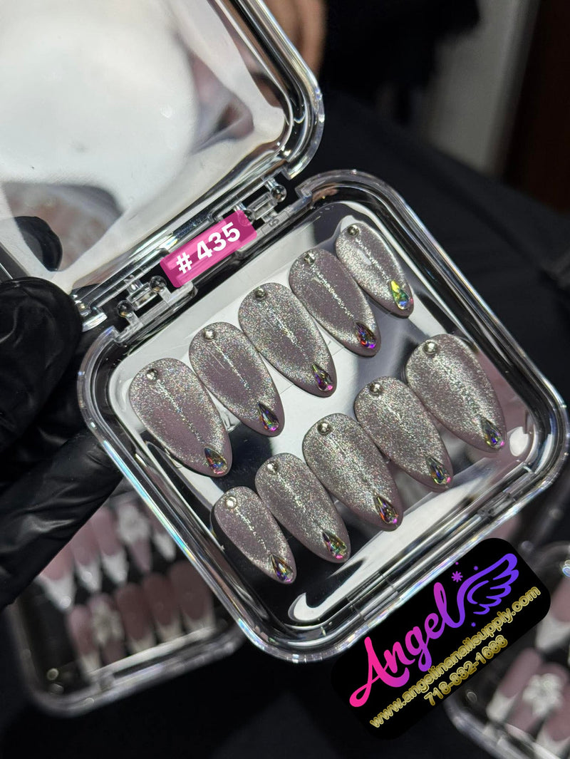Angelina Handmade Custom Press-On | 420-449 - Angelina Nail Supply NYC