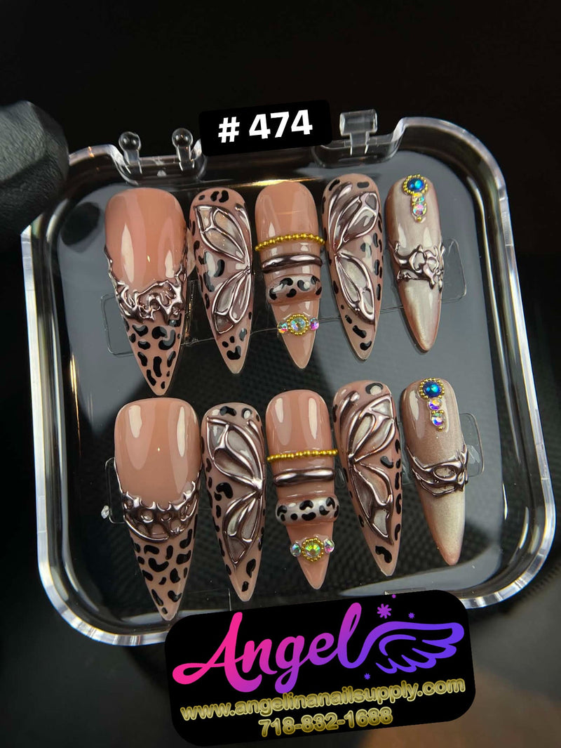 Angelina Handmade Custom Press-On | 450-479 - Angelina Nail Supply NYC