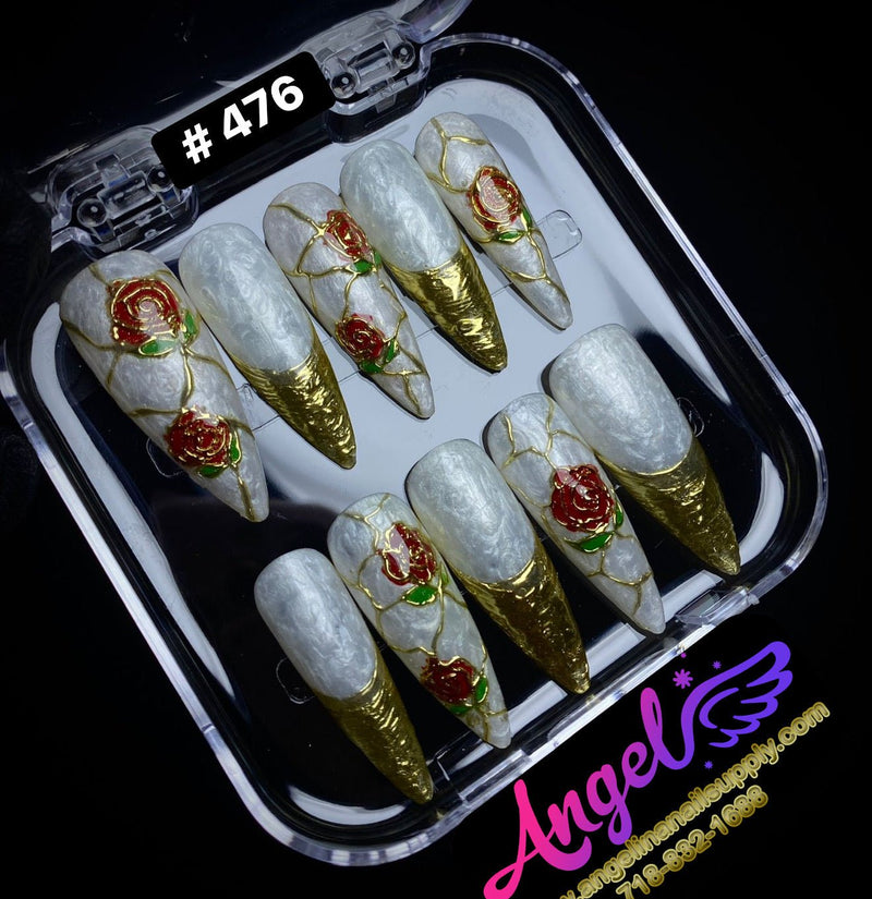Angelina Handmade Custom Press-On | 450-479 - Angelina Nail Supply NYC