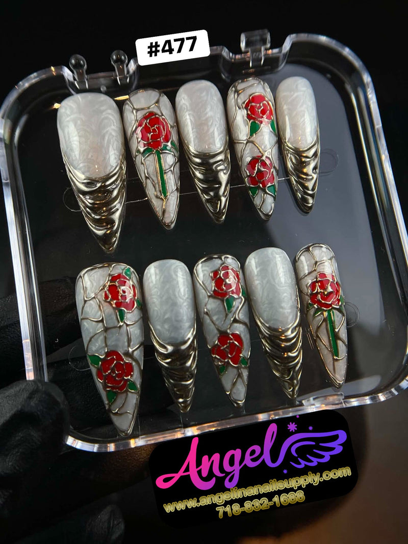 Angelina Handmade Custom Press-On | 450-479 - Angelina Nail Supply NYC