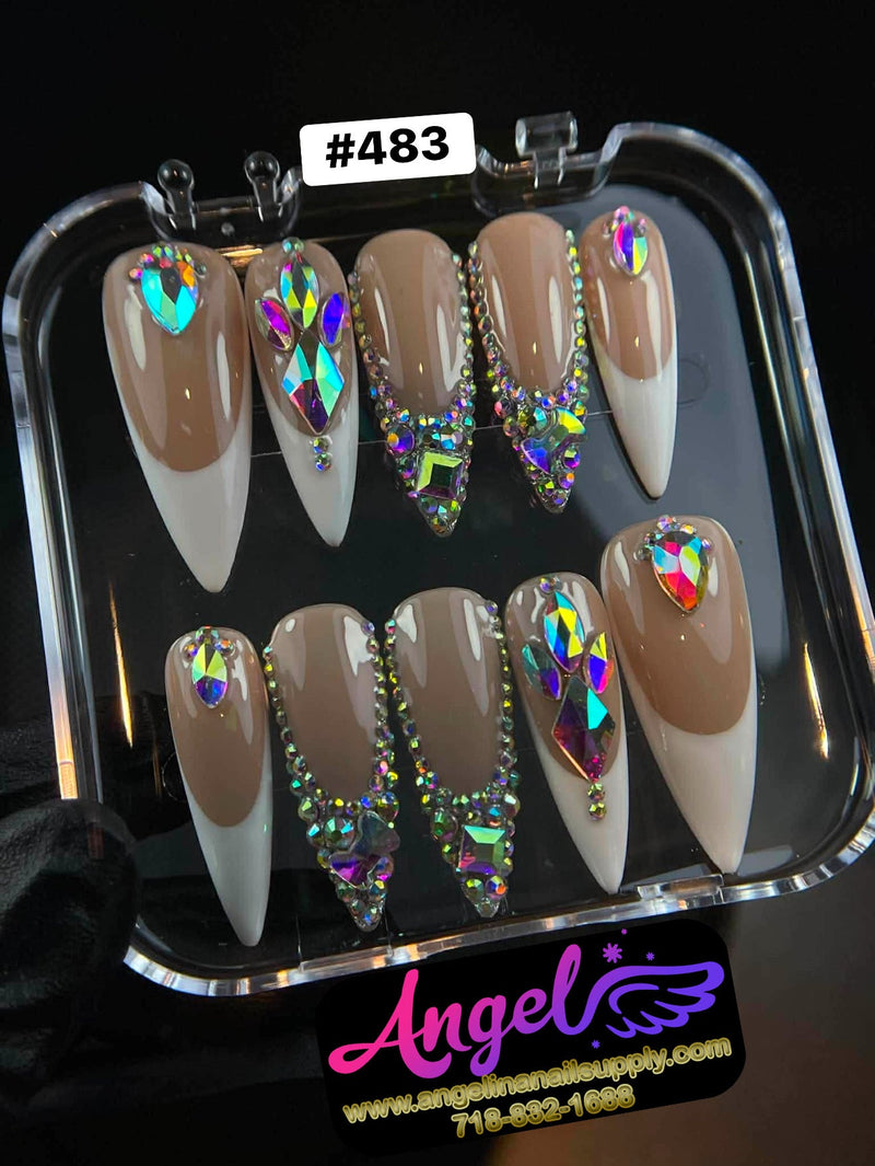 Angelina Handmade Custom Press-On | 480-509 - Angelina Nail Supply NYC