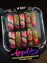 Angelina Handmade Custom Press-On | 480-509 - Angelina Nail Supply NYC