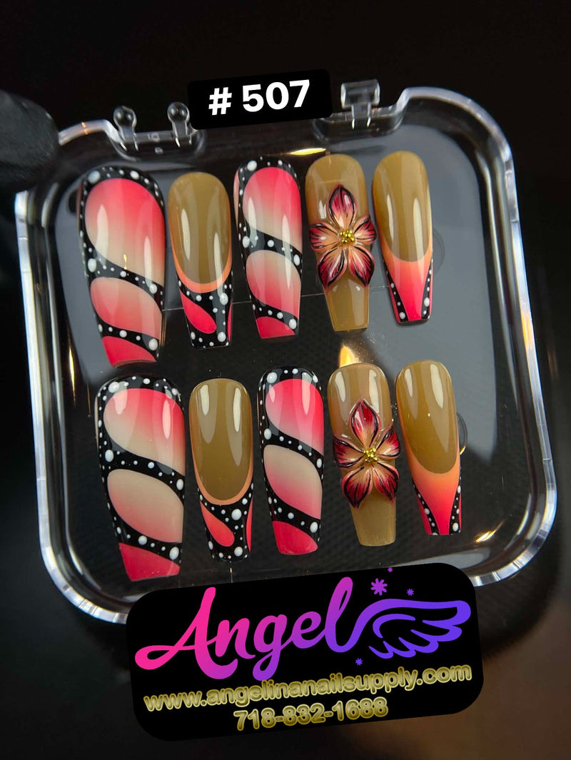 Angelina Handmade Custom Press-On | 480-509 - Angelina Nail Supply NYC