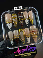 Angelina Handmade Custom Press-On | 480-509 - Angelina Nail Supply NYC