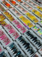 Angelina Handmade Custom Press-On | Long Nail Design 030-059 - Angelina Nail Supply NYC