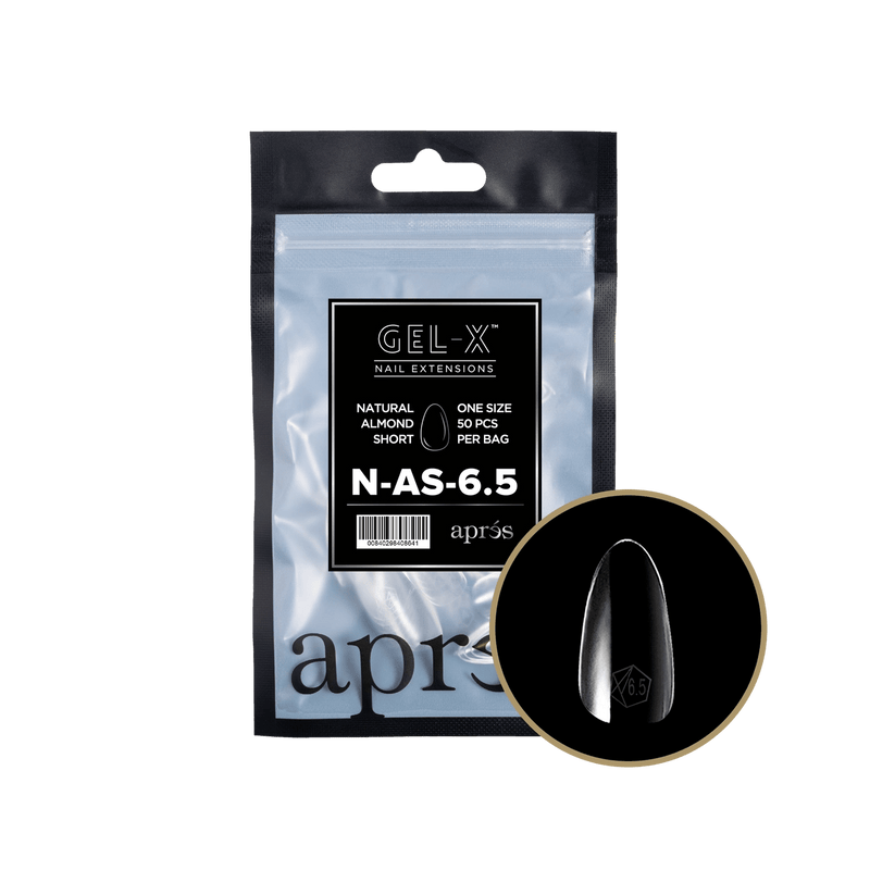 Aprés Gel-X® Natural Almond Short Refill Bag (50pcs/pack) - Angelina Nail Supply NYC