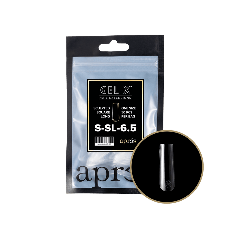 Aprés Gel-X® Sculpted Square Long Refill Bag (50pcs/pack) - Angelina Nail Supply NYC