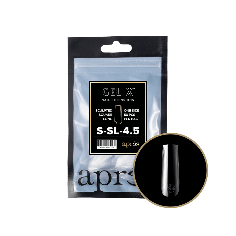 Aprés Gel-X® Sculpted Square Long Refill Bag (50pcs/pack) - Angelina Nail Supply NYC