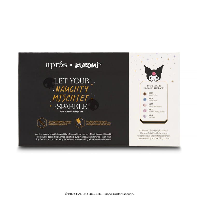 Aprés Kuromi™ Caty Eye Gel Couleur - Angelina Nail Supply NYC