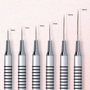 Brush Set | Silver Liner Art Brush (6in1) - Angelina Nail Supply NYC