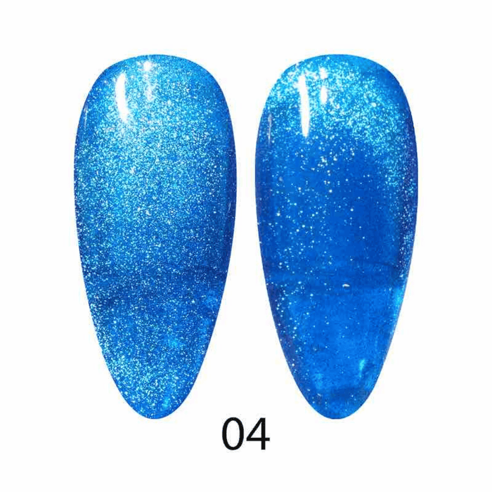 DC 9D Cat Eyes #04 Galactic Sapphire - Angelina Nail Supply NYC