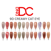 DC 9D Cat Eyes Collection Creamy Set 12 colors #25 - #36 GEL ONLY - Angelina Nail Supply NYC