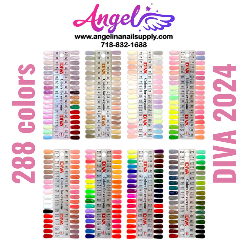DIVA 1 Mirrorball Collection (36 Duo colors) - Angelina Nail Supply NYC