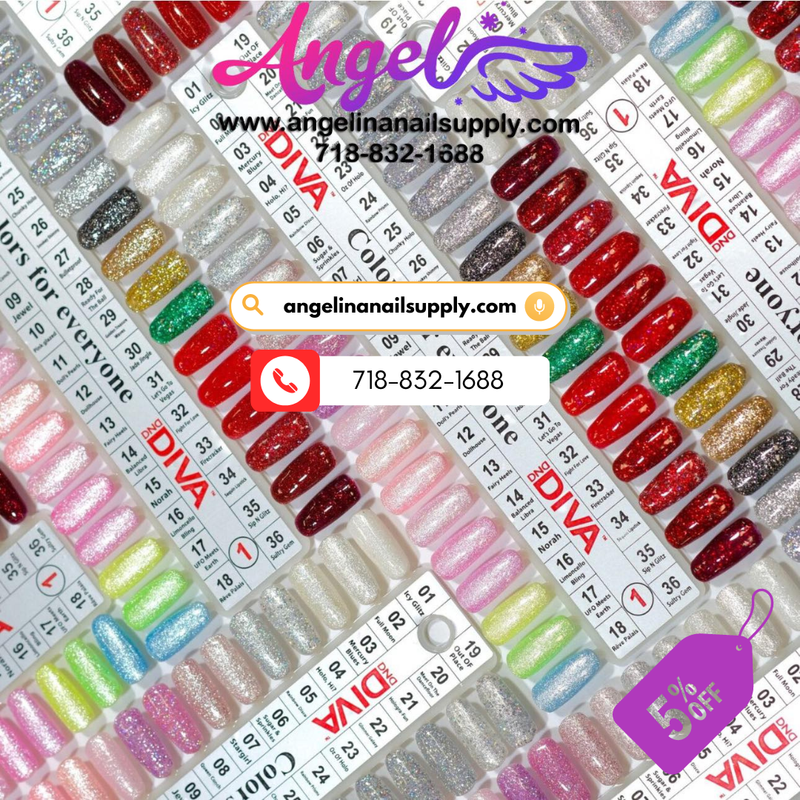 DIVA 1 Mirrorball Collection (36 Duo colors) - Angelina Nail Supply NYC