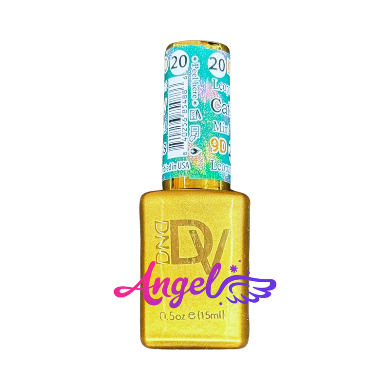 Diva 9D Cat Eyes 20 Leopard Mint - Angelina Nail Supply NYC