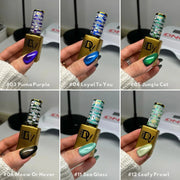 Diva 9D Cat Eyes Collection Glassball Set 12 colors 1 - 12 GEL ONLY - Angelina Nail Supply NYC