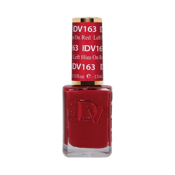 DIVA Duo DV163 Left Him On Red - Angelina Nail Supply NYC
