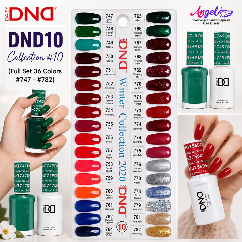 DND10 Collection #10 (Full Set 36 Colors #747 - #782)