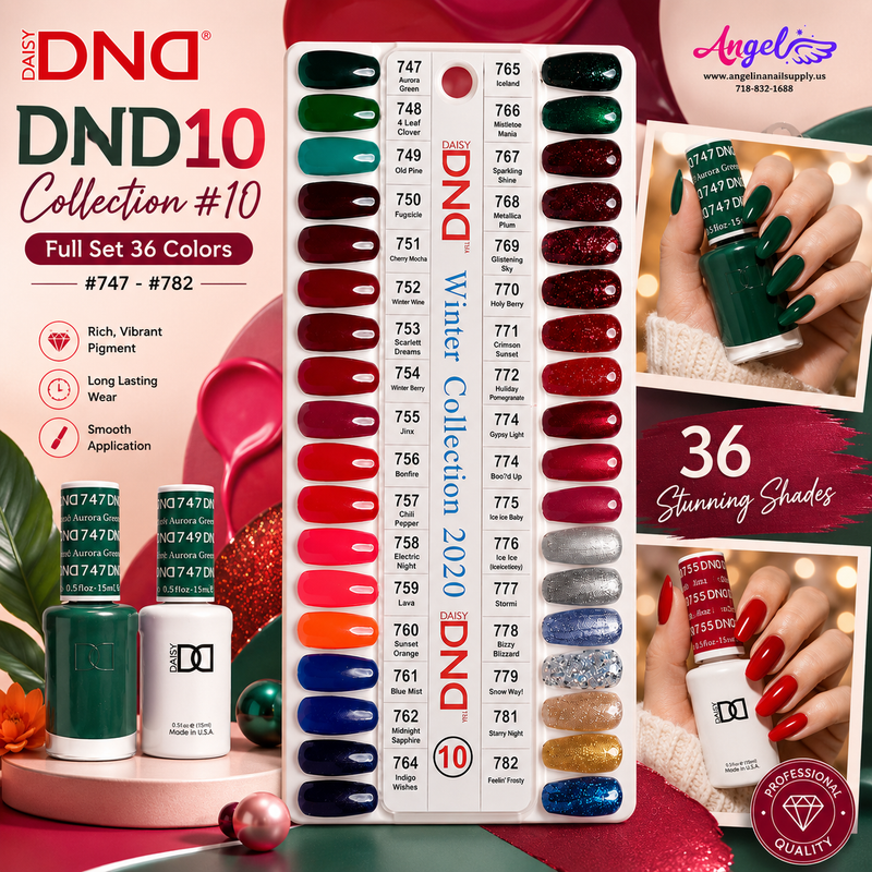 DND10 Collection #10 (Full Set 36 Colors #747 - #782)