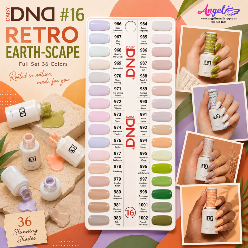 DND16 Collection #16 Retro Earth-Scape (Full Set 36 Colors #966 - #1003)