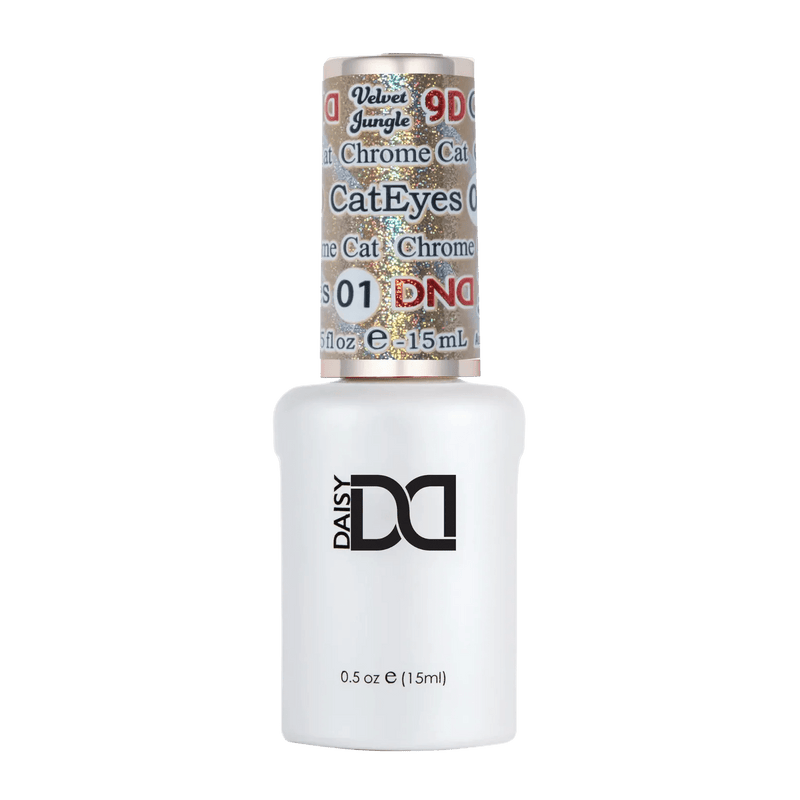 DND 9D Cat Eyes 01 Chrome Cat - Angelina Nail Supply NYC