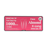 DND Clear Gel Tips - Pro Box (1000pcs) - Angelina Nail Supply NYC