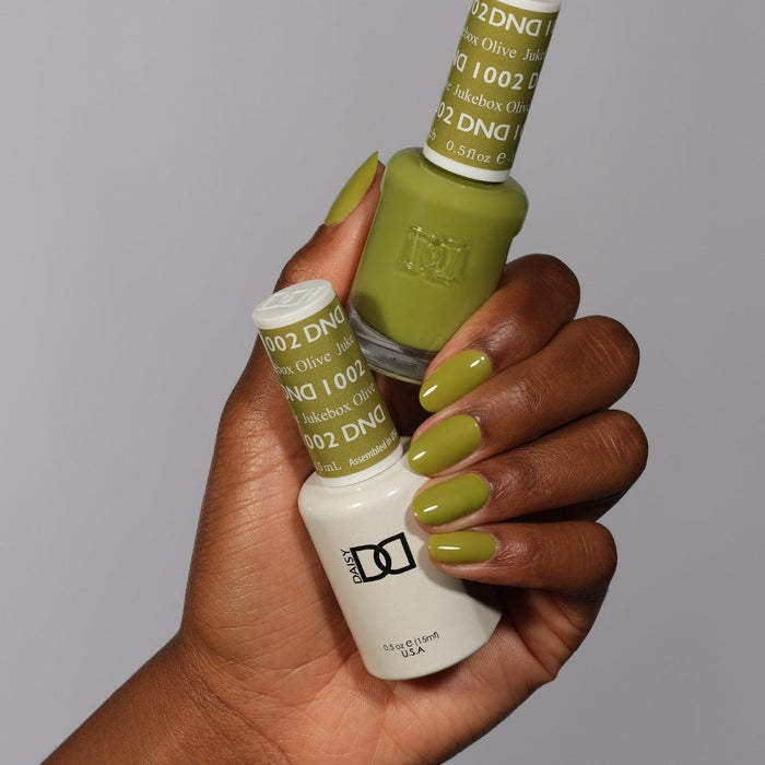 DND GEL 1002 Jukebox Olive - Angelina Nail Supply NYC